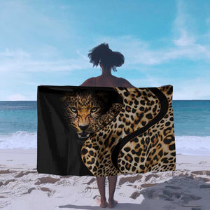 Afro Leopard Skin Pattern Sarong Version 01