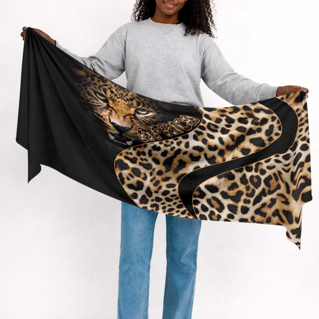 Africa Leopard Skin Pattern Simple Headwrap Version 01