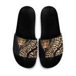 Africa Leopard Skin Pattern Slide Sandals Version 01