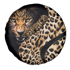 Afro Leopard Skin Pattern Spare Tire Cover Version 01