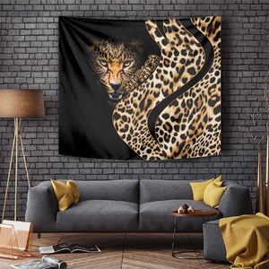 Afro Leopard Skin Pattern Tapestry Version 01