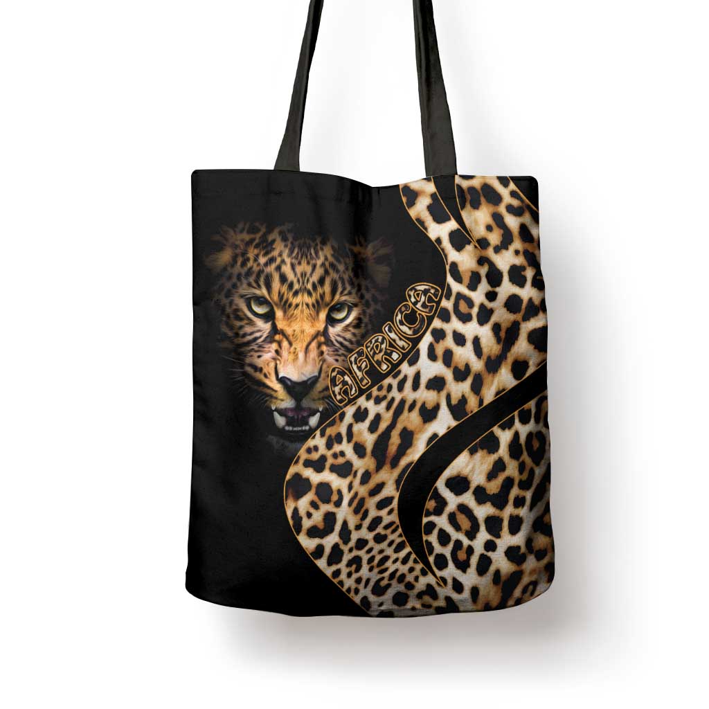 Africa Leopard Skin Pattern Tote Bag Version 01