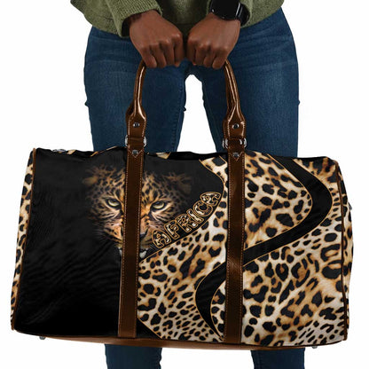 Africa Leopard Skin Pattern Travel Bag Version 01