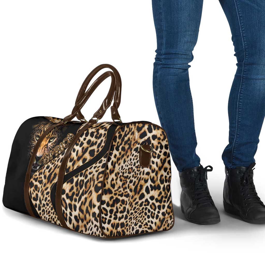 Africa Leopard Skin Pattern Travel Bag Version 01