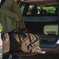 Africa Leopard Skin Pattern Travel Bag Version 01