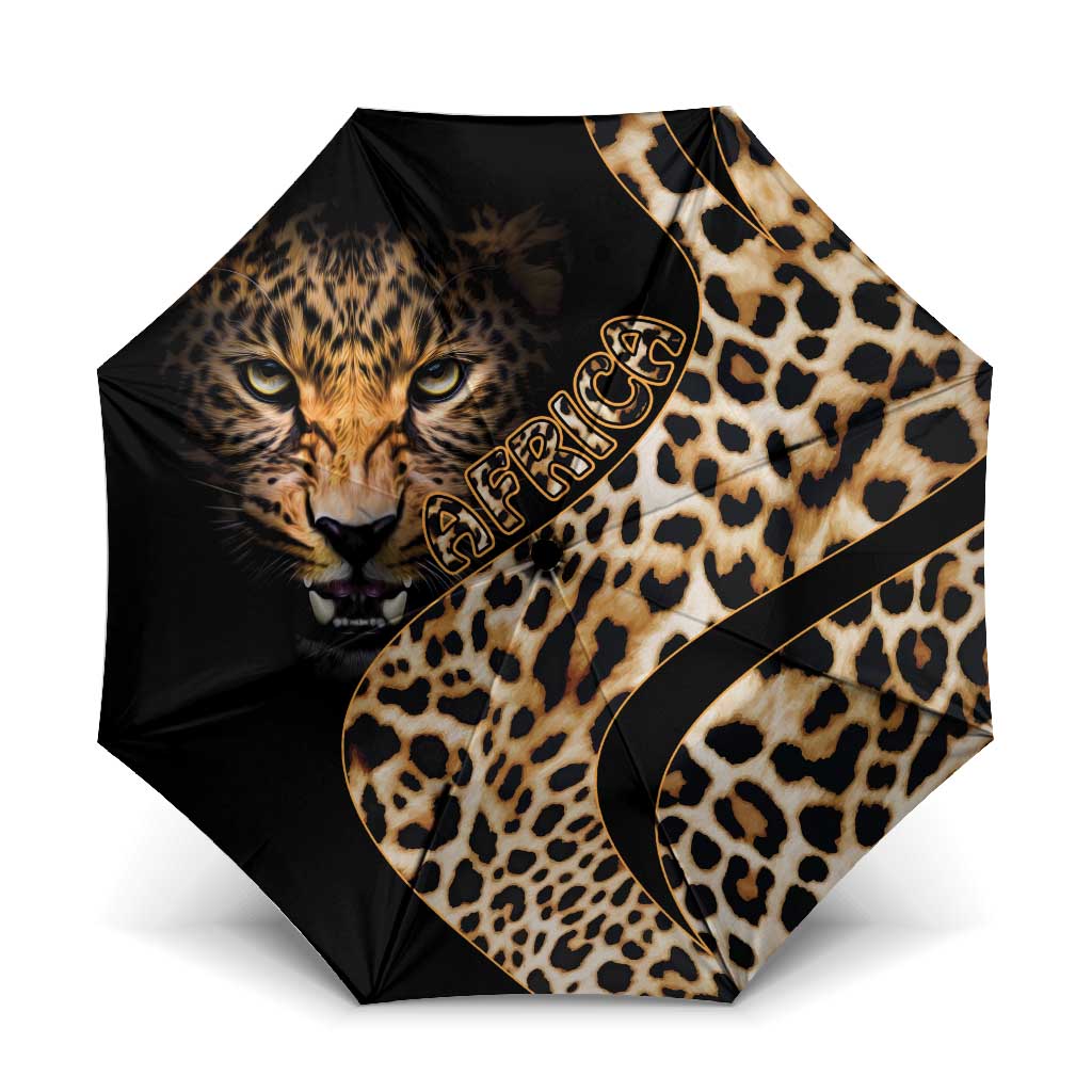 Africa Leopard Skin Pattern Umbrella Version 01