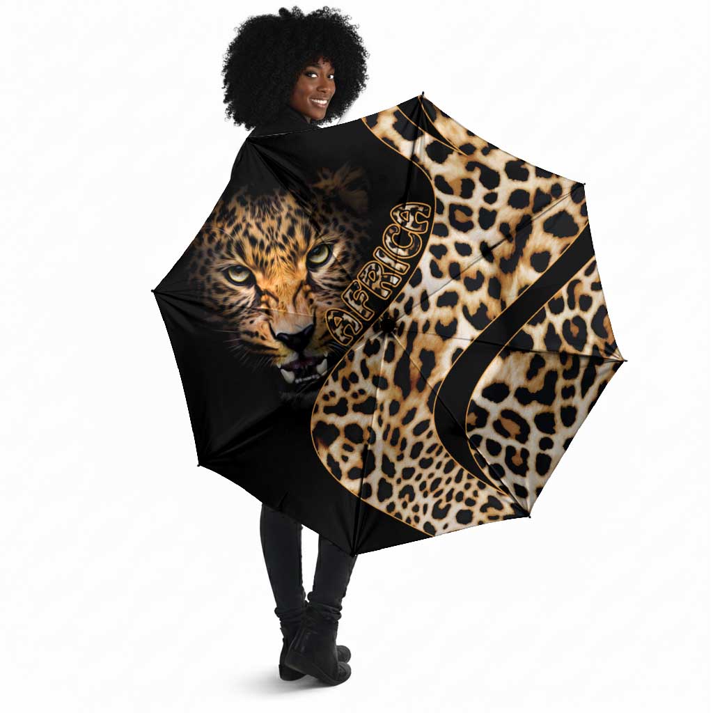 Africa Leopard Skin Pattern Umbrella Version 01