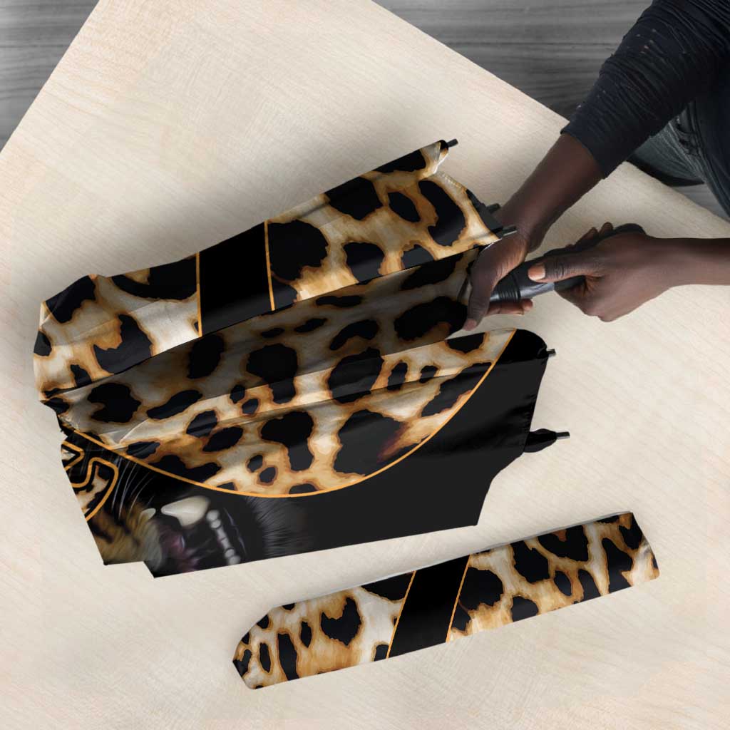 Africa Leopard Skin Pattern Umbrella Version 01