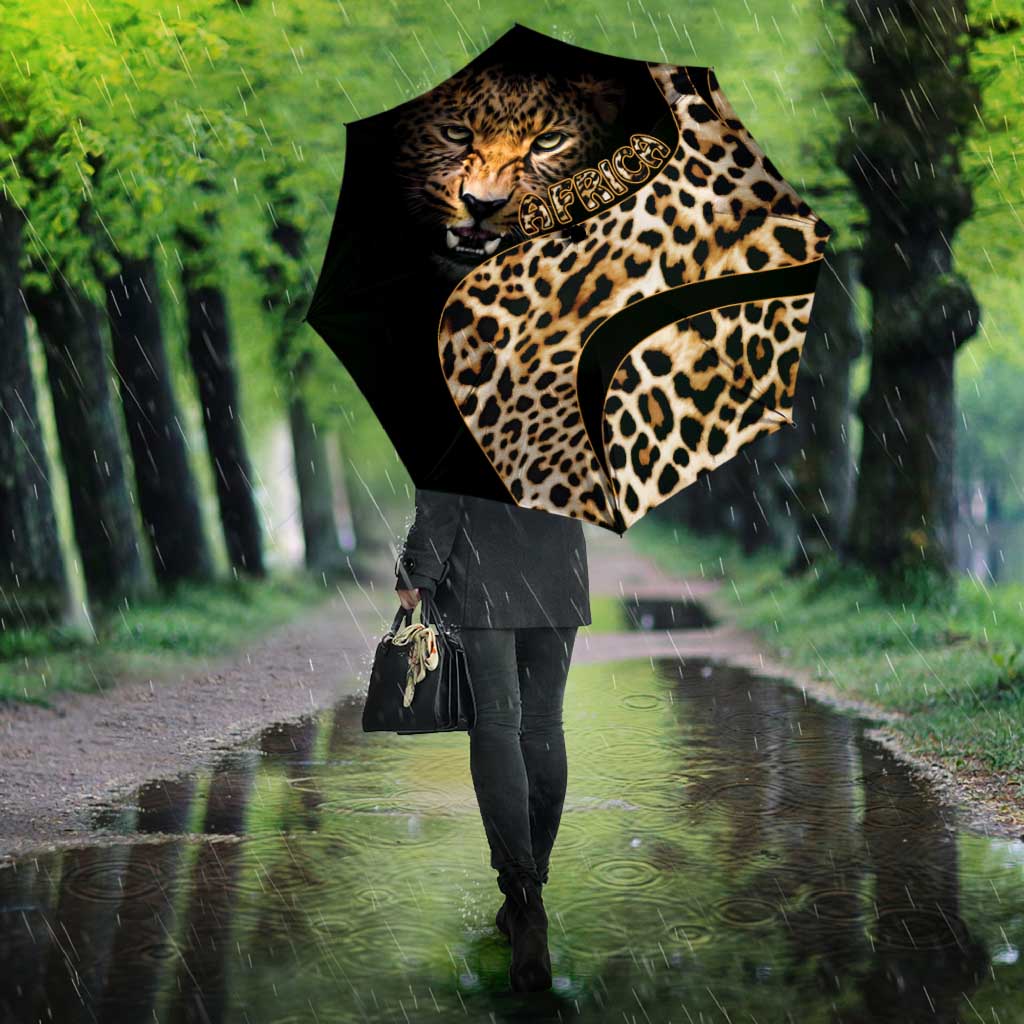 Africa Leopard Skin Pattern Umbrella Version 01