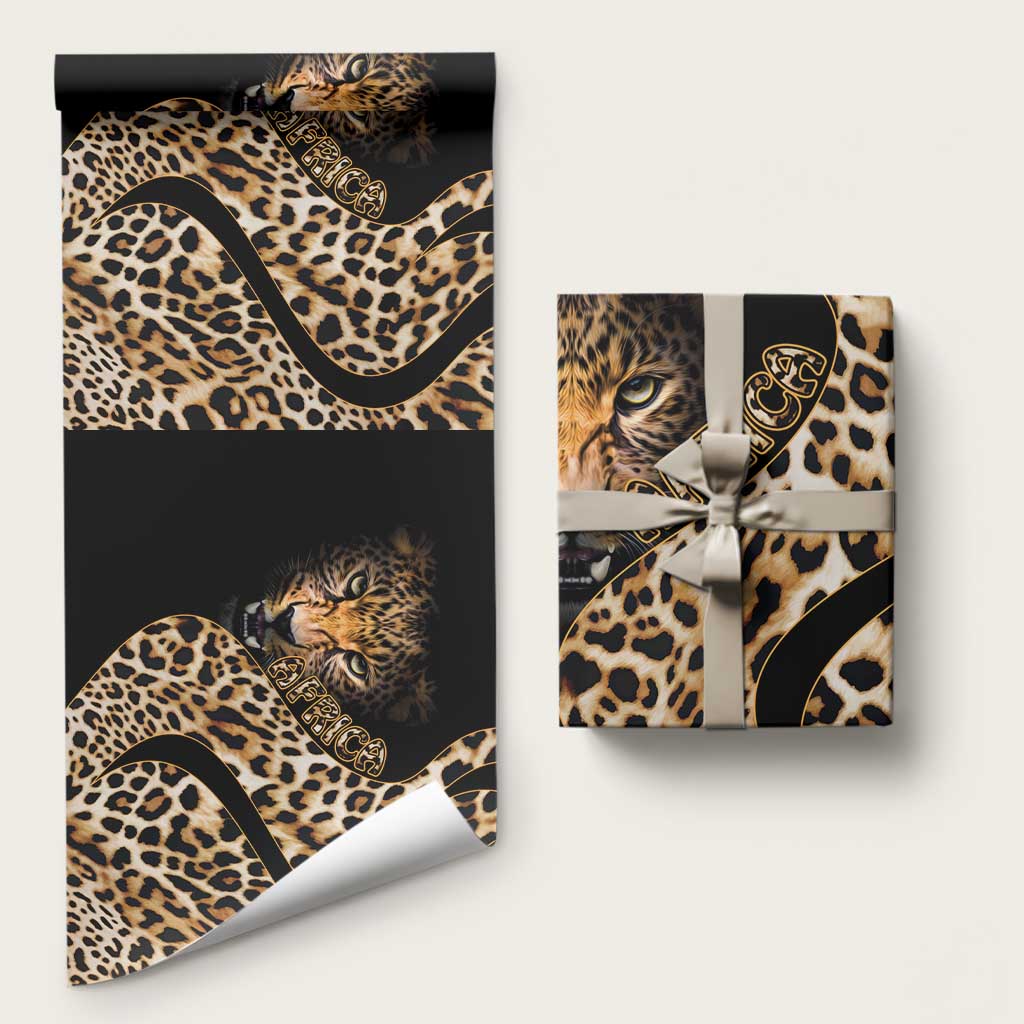 Africa Leopard Skin Pattern Wrapping Paper Version 01 - African Pride