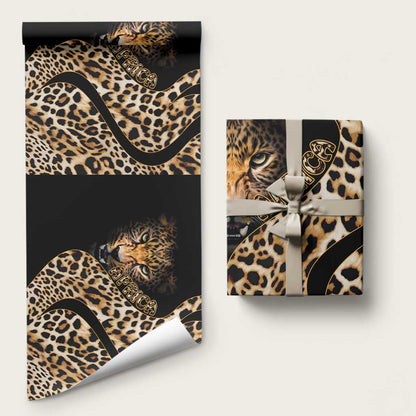 Africa Leopard Skin Pattern Wrapping Paper Version 01 - African Pride
