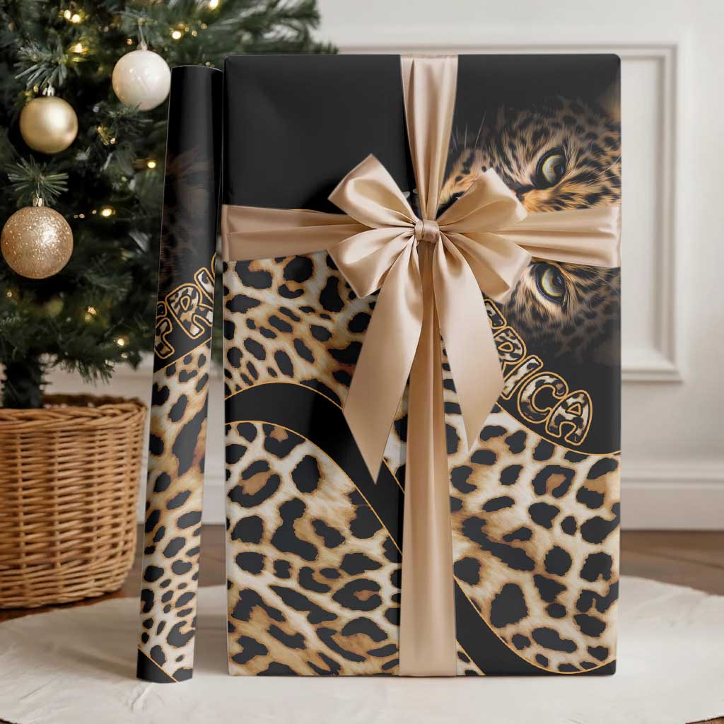 Africa Leopard Skin Pattern Wrapping Paper Version 01 - African Pride