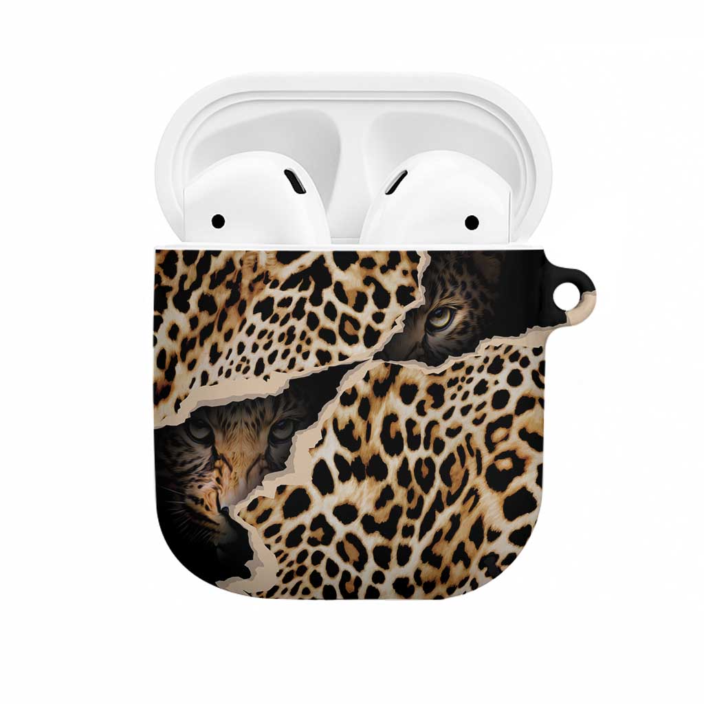 Africa Leopard Skin Pattern AirPods Case Version 02