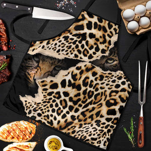 Africa Leopard Skin Pattern Apron Version 02