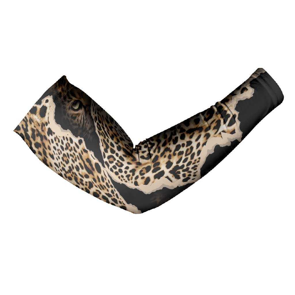 Africa Leopard Skin Pattern Arm Sleeves Version 02