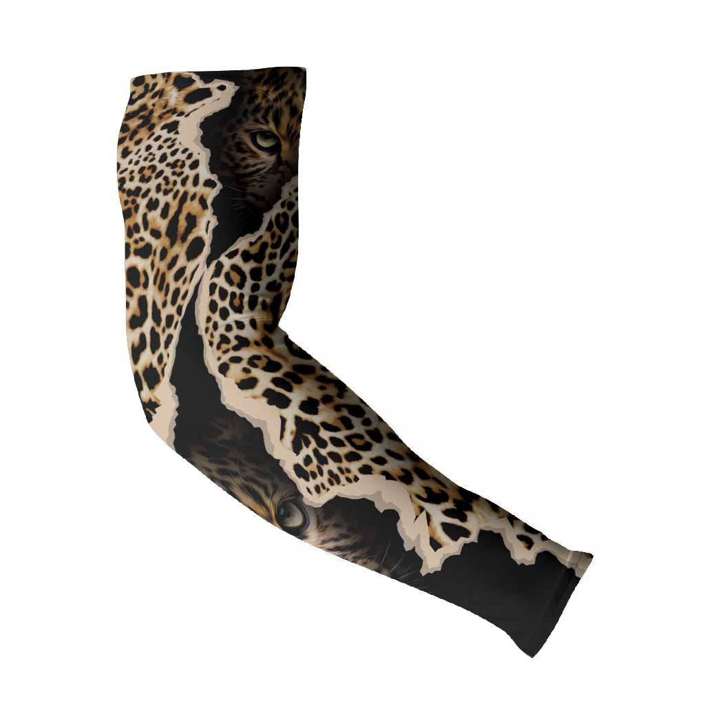 Africa Leopard Skin Pattern Arm Sleeves Version 02
