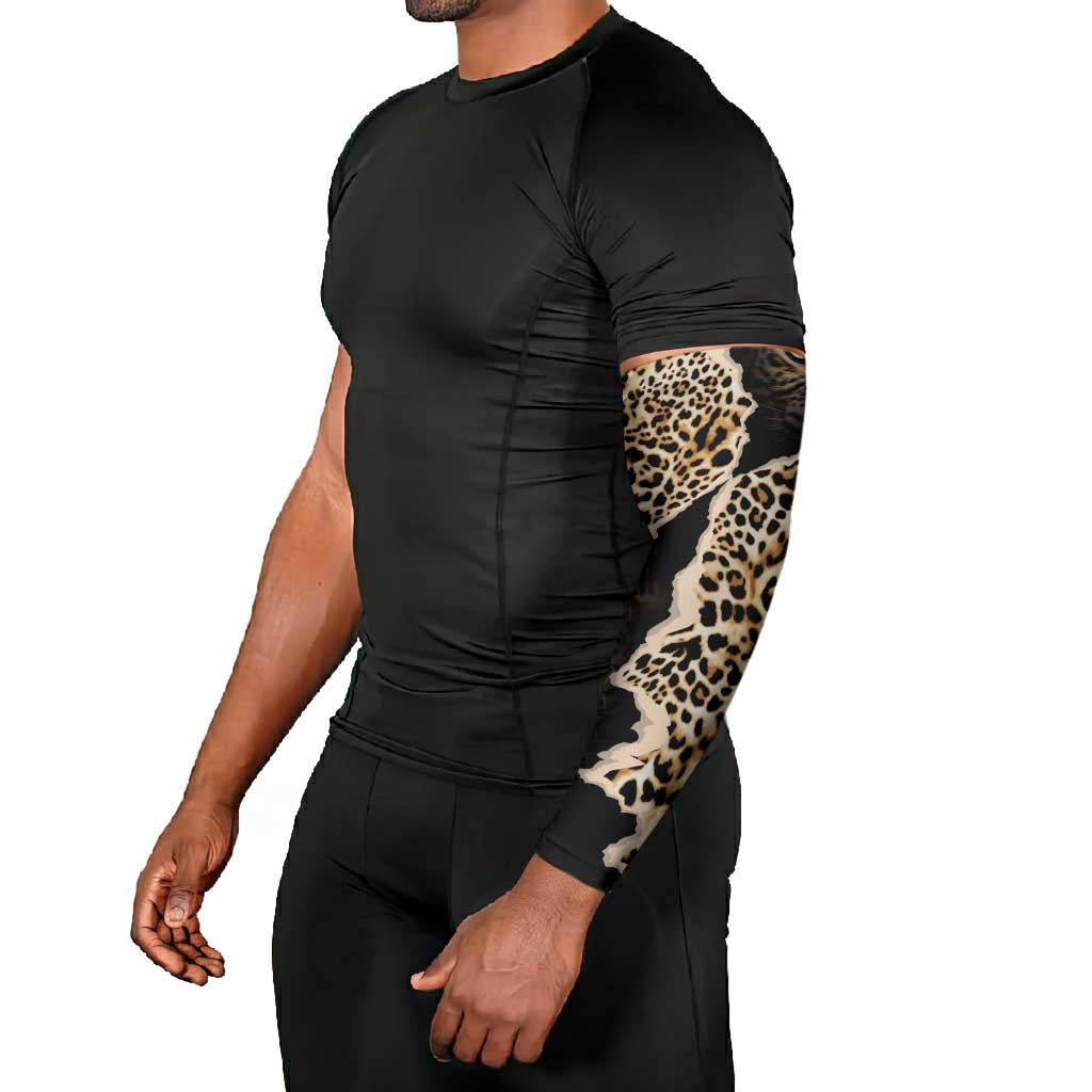 Africa Leopard Skin Pattern Arm Sleeves Version 02