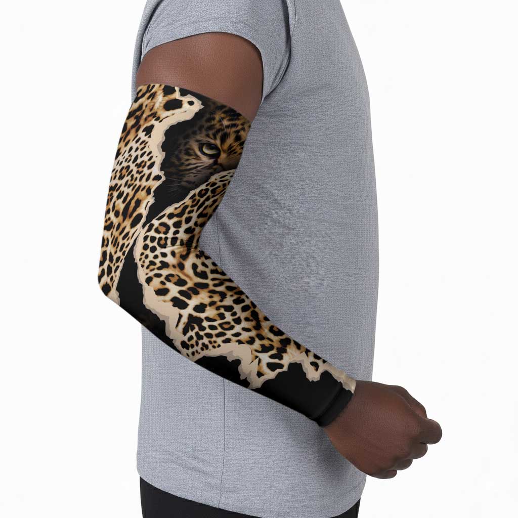 Africa Leopard Skin Pattern Arm Sleeves Version 02