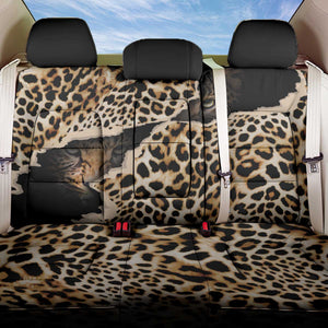 Afro Leopard Skin Pattern Back Car Seat Cover Version 02