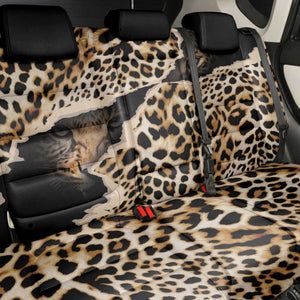 Afro Leopard Skin Pattern Back Car Seat Cover Version 02