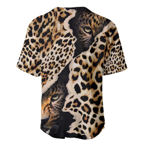 Afro Leopard Skin Pattern Baseball Jersey Version 02