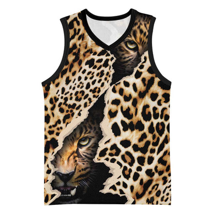 Afro Leopard Skin Pattern Basketball Jersey Version 02 LT9