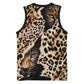 Afro Leopard Skin Pattern Basketball Jersey Version 02 LT9