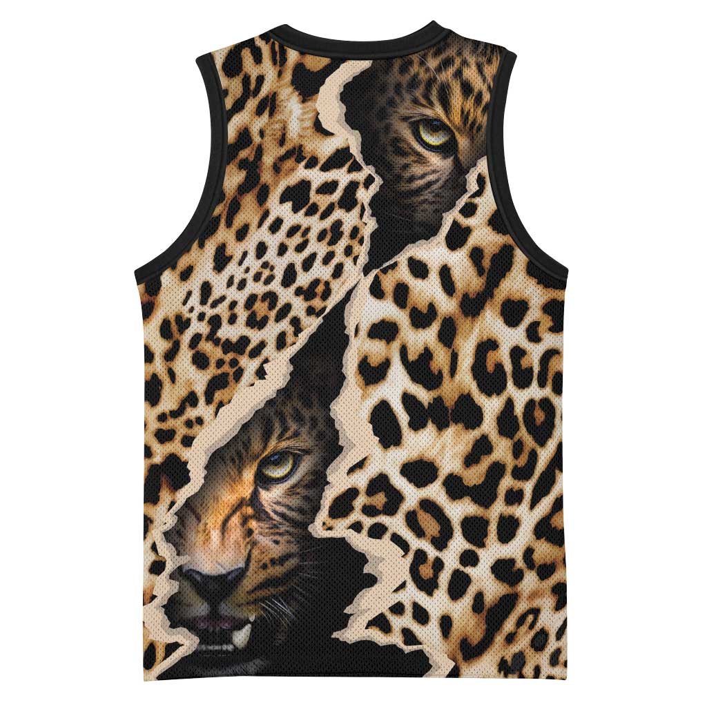 Afro Leopard Skin Pattern Basketball Jersey Version 02 LT9