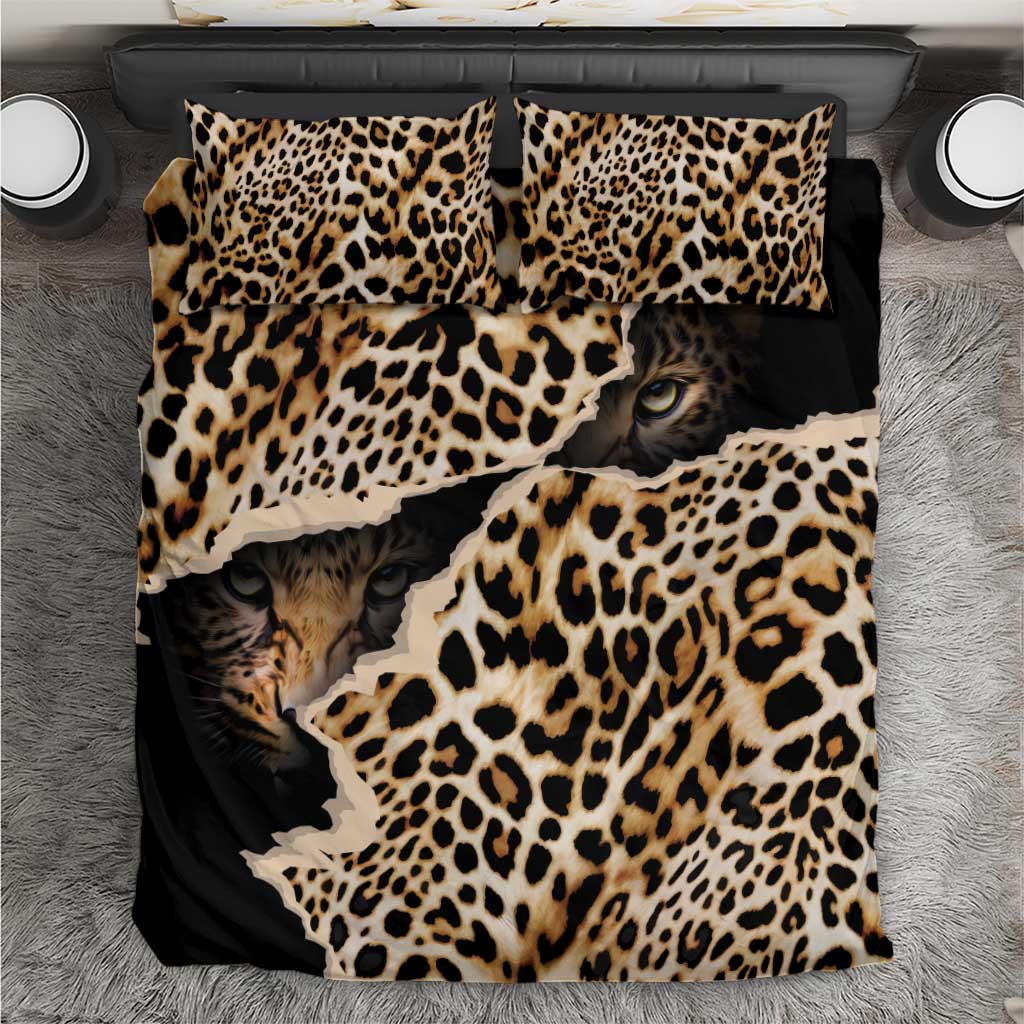 Afro Leopard Skin Pattern Bedding Set Version 02