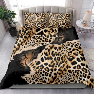 Afro Leopard Skin Pattern Bedding Set Version 02