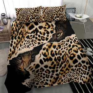 Afro Leopard Skin Pattern Bedding Set Version 02