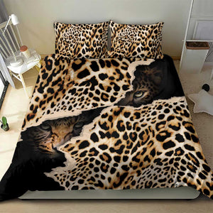 Afro Leopard Skin Pattern Bedding Set Version 02