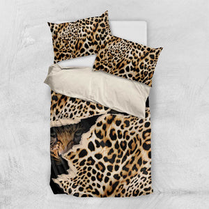 Afro Leopard Skin Pattern Bedding Set Version 02