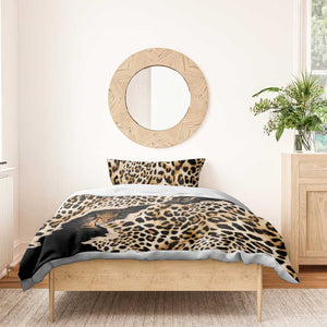 Afro Leopard Skin Pattern Bedding Set Version 02