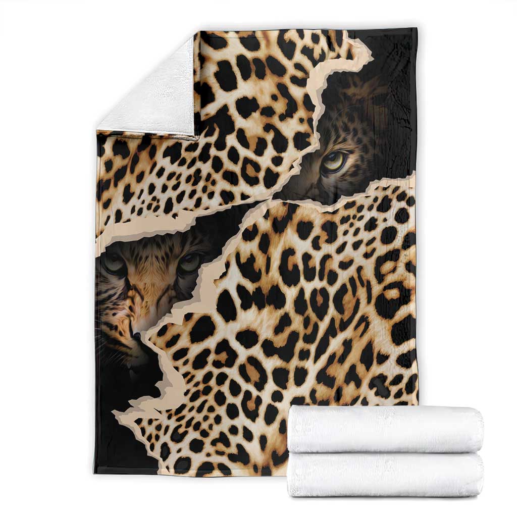 Afro Leopard Skin Pattern Blanket Version 02