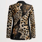 Africa Leopard Skin Pattern Blazer Version 02