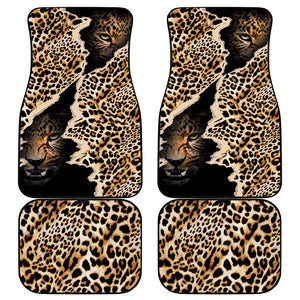 Afro Leopard Skin Pattern Car Mats Version 02