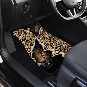 Afro Leopard Skin Pattern Car Mats Version 02