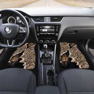 Afro Leopard Skin Pattern Car Mats Version 02