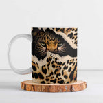 Africa Leopard Skin Pattern Ceramic Mug Version 02