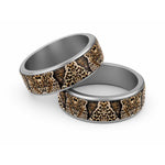 Afro Leopard Skin Pattern Classic Ring Version 02 - African Pride