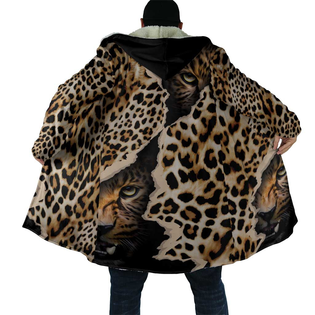 Africa Leopard Skin Pattern Cloak Version 02