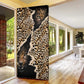 Africa Leopard Skin Pattern Door Cover Version 02