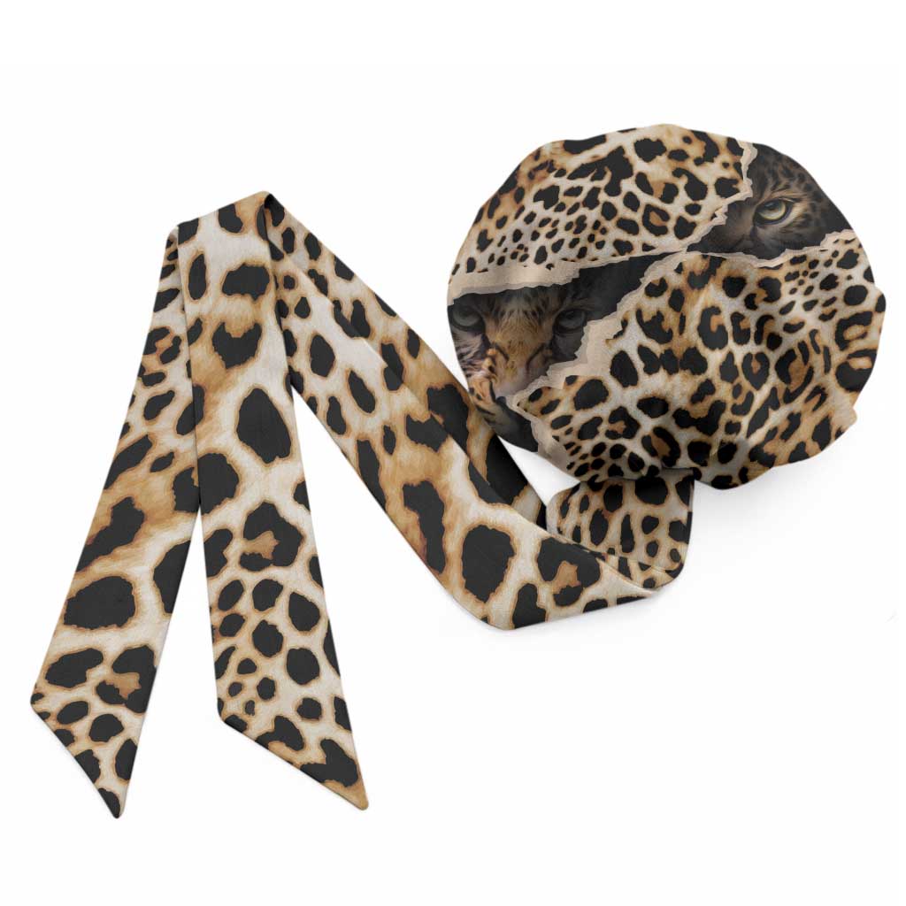 Africa Leopard Skin Pattern Easy Headwrap Version 02
