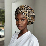 Africa Leopard Skin Pattern Easy Headwrap Version 02