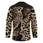 Africa Leopard Skin Pattern Hockey Jersey Version 02