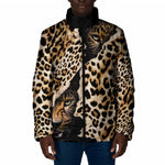 Africa Leopard Skin Pattern Padded Jacket Version 02