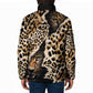 Africa Leopard Skin Pattern Padded Jacket Version 02
