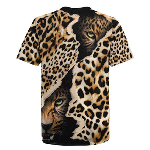 Afro Leopard Skin Pattern Rugby Jersey Version 02