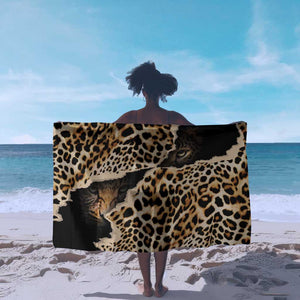 Afro Leopard Skin Pattern Sarong Version 02